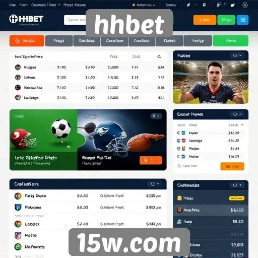 Interface do usuário do site hhbet em destaque